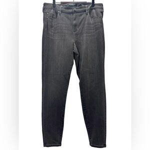 Liverpool Gray Ankle Length Skinny Jeans Size 16